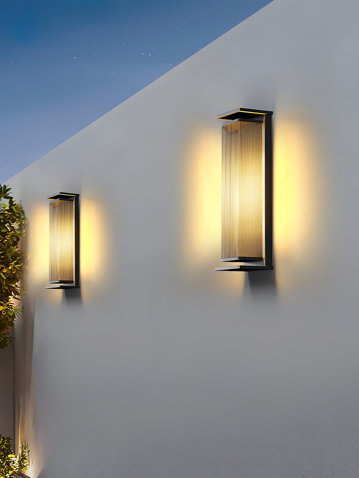 Rectangular Box Outdoor Wall Light