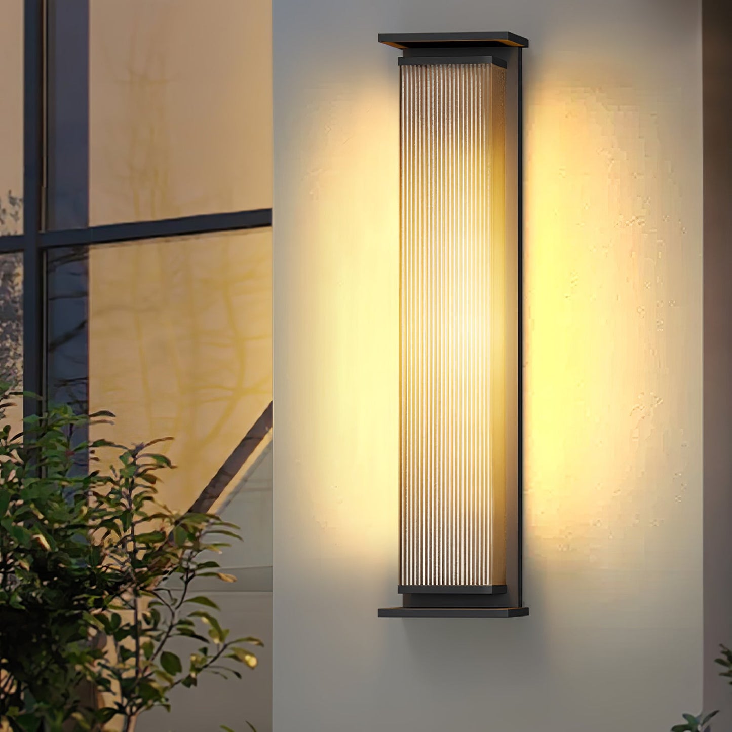 Rectangular Box Outdoor Wall Light