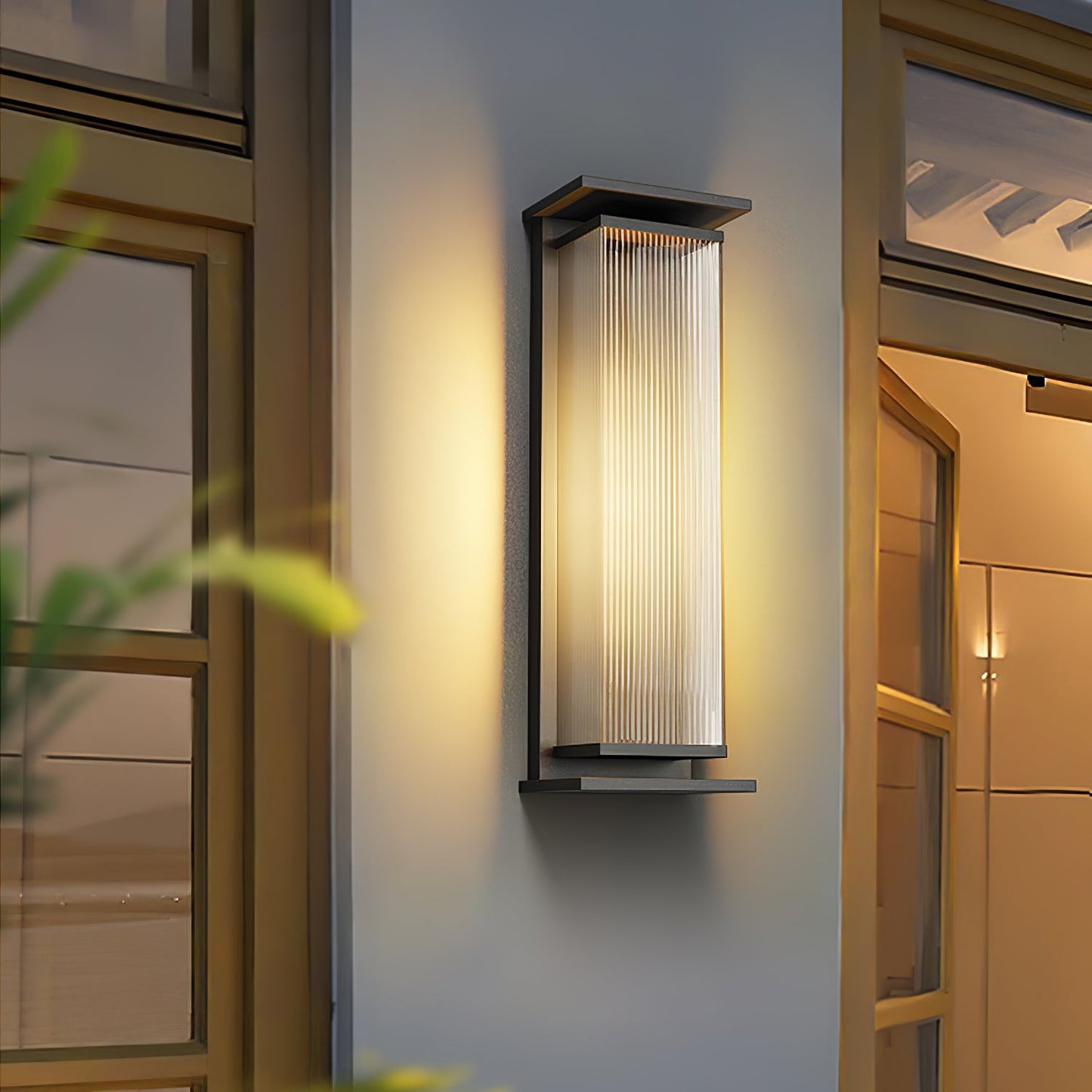 Rectangular Box Outdoor Wall Light