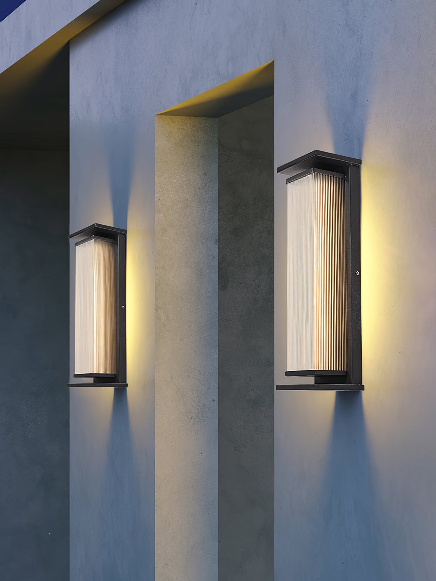 Rectangular Box Outdoor Wall Light