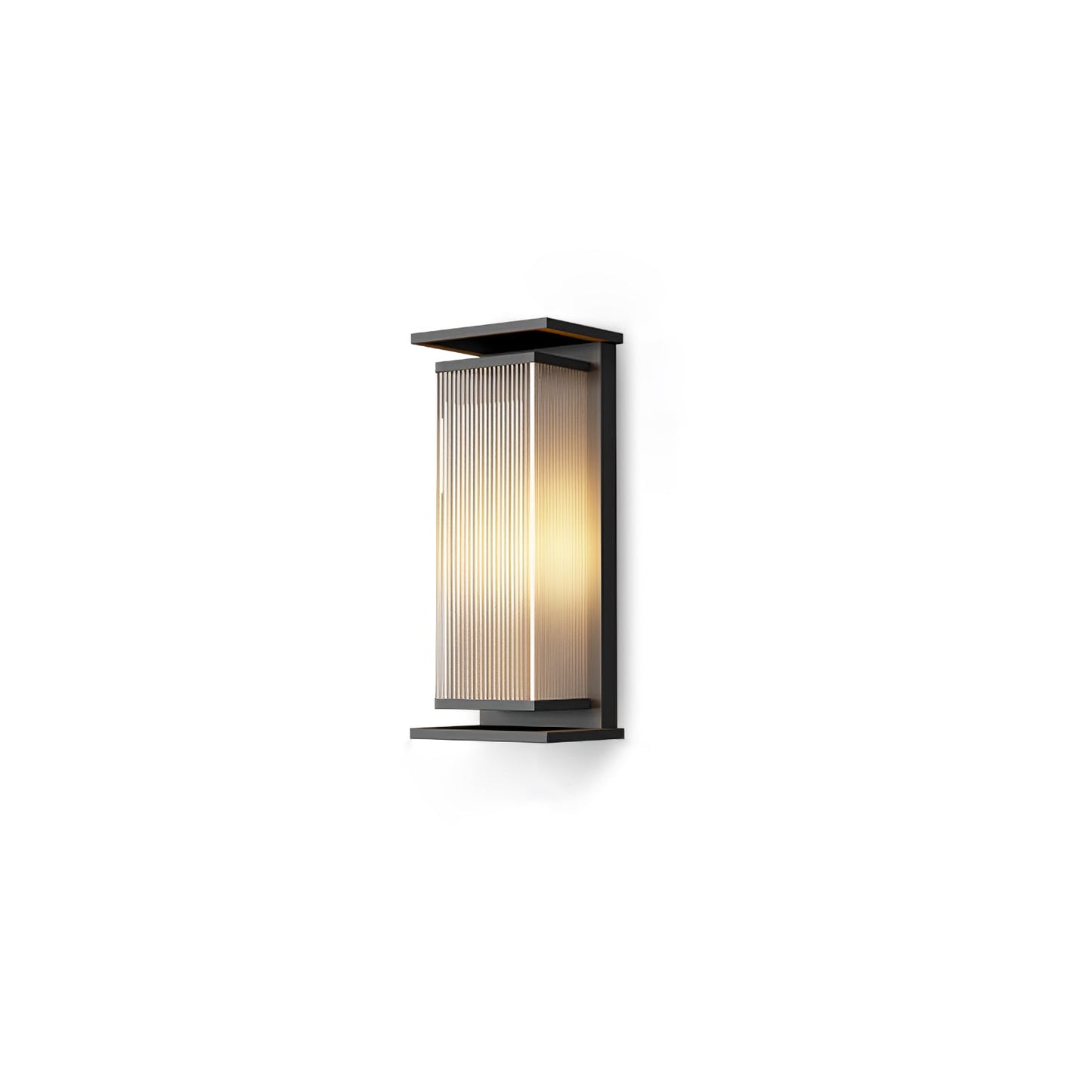 Rectangular Box Solar Wall Lamp