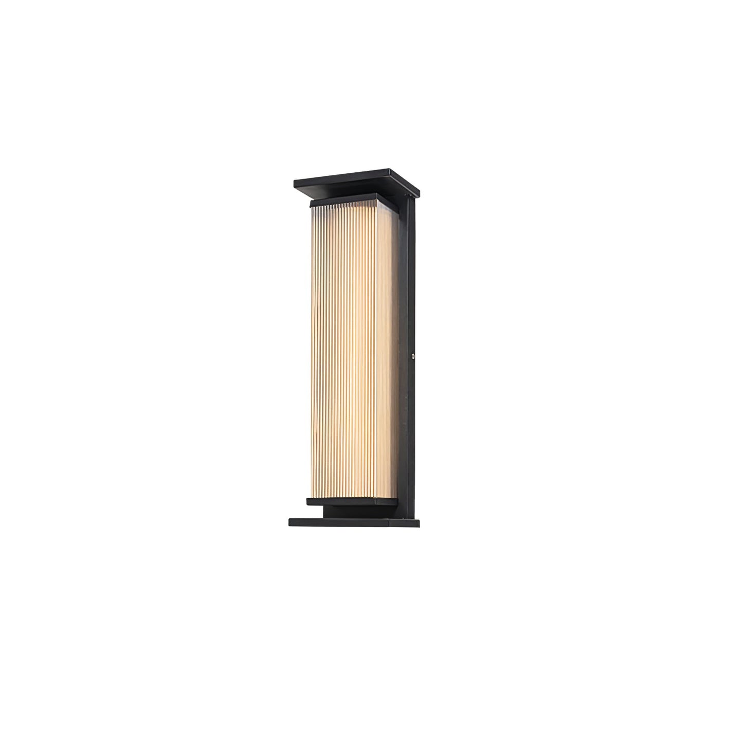 Rectangular Box Solar Wall Lamp