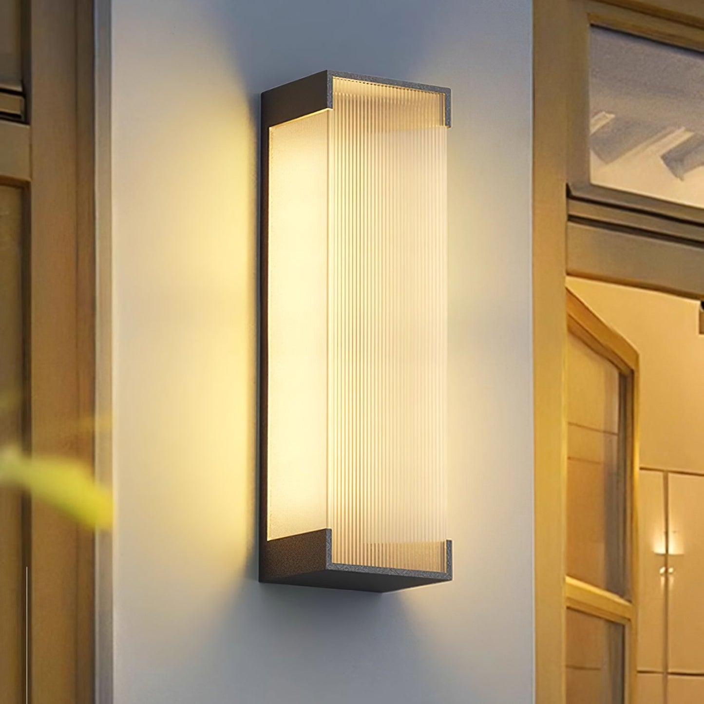 Rectangular Outdoor Wall Light Fixture