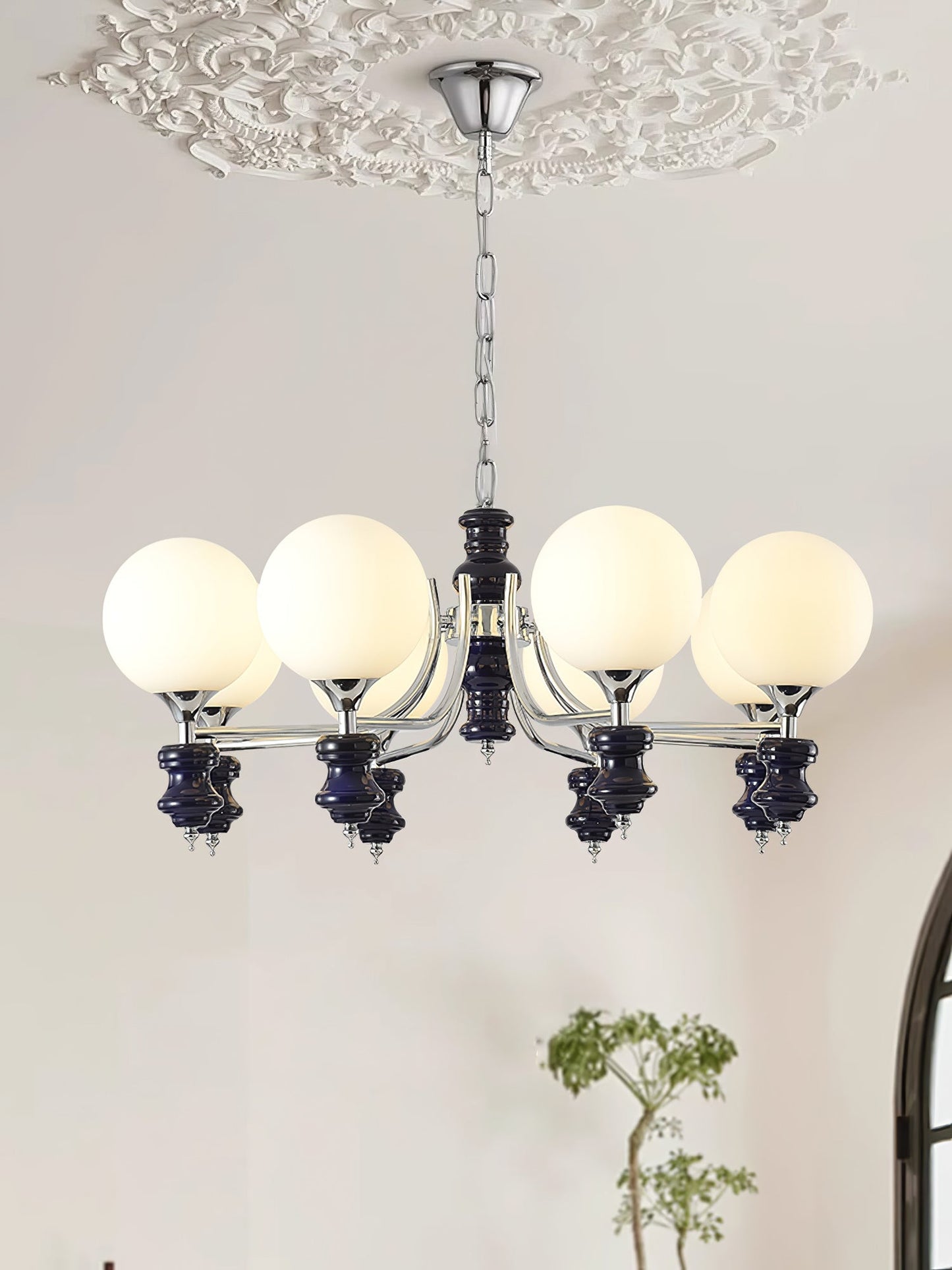 Regal Orb Chandelier Lighting Fixture