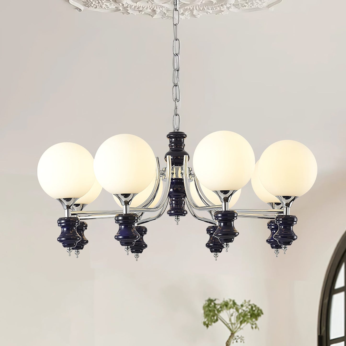 Regal Orb Chandelier Lighting Fixture
