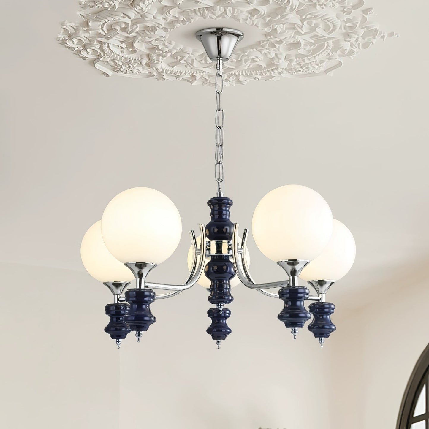 Regal Orb Chandelier Lighting Fixture