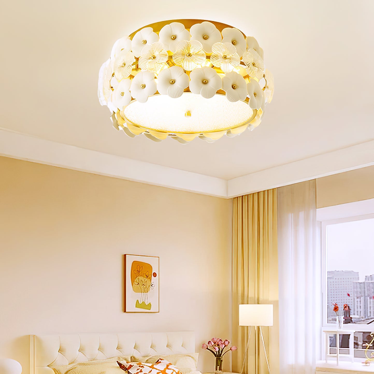 Regina Flowers Ceiling Light Fixture