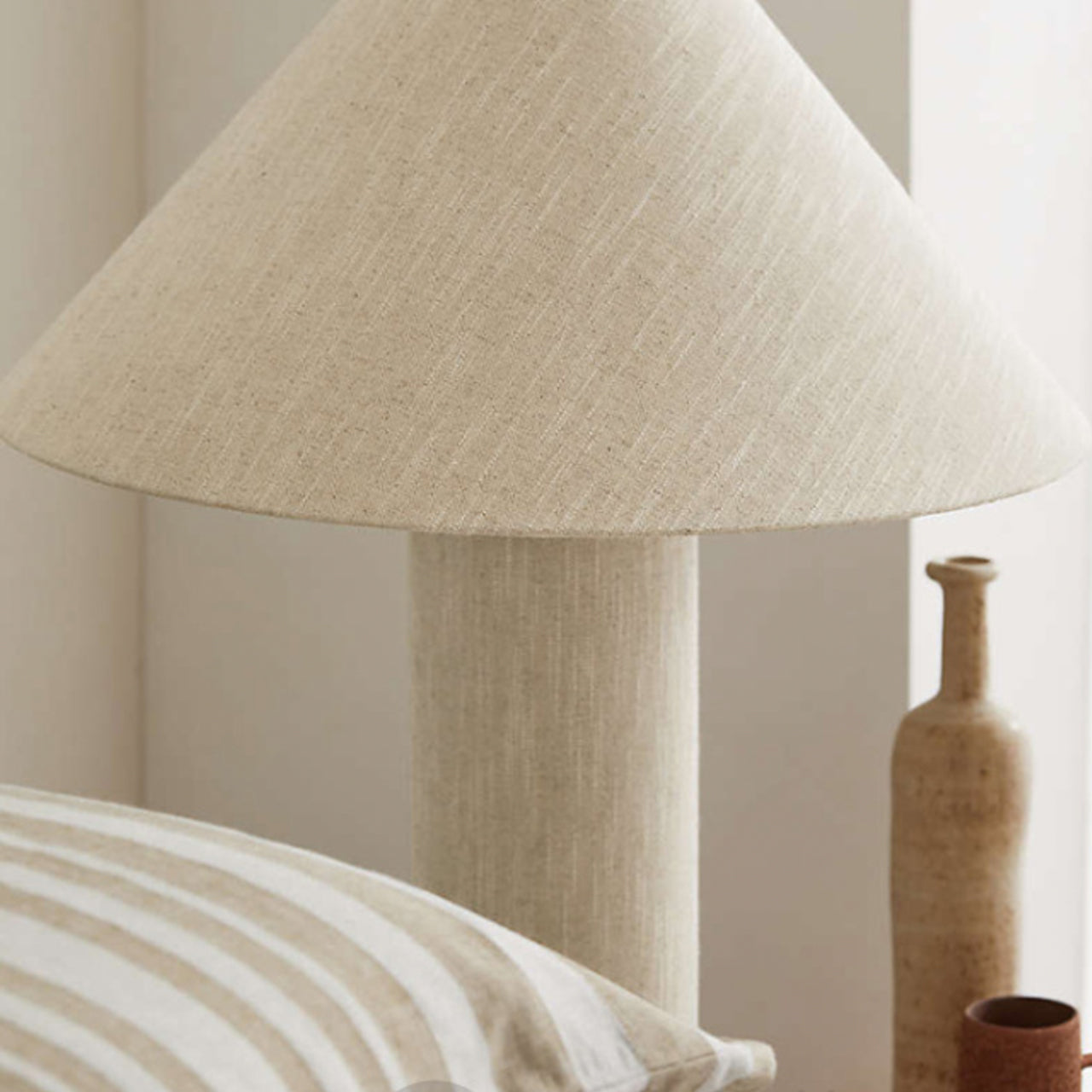 Remi Linen Table Lamp Elegant