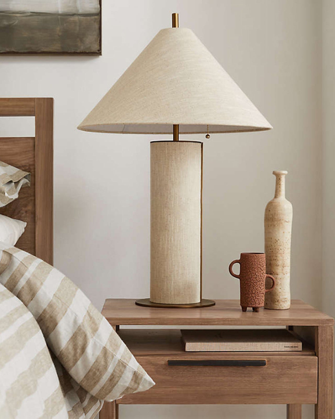 Remi Linen Table Lamp Elegant