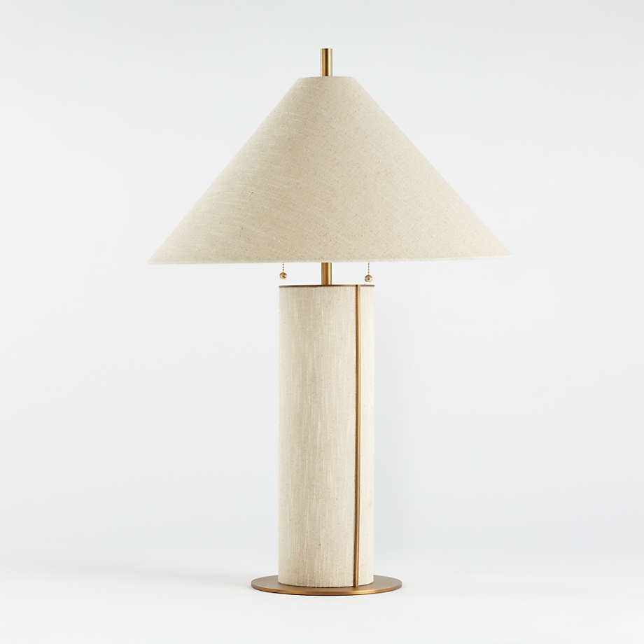 Remi Linen Table Lamp Elegant