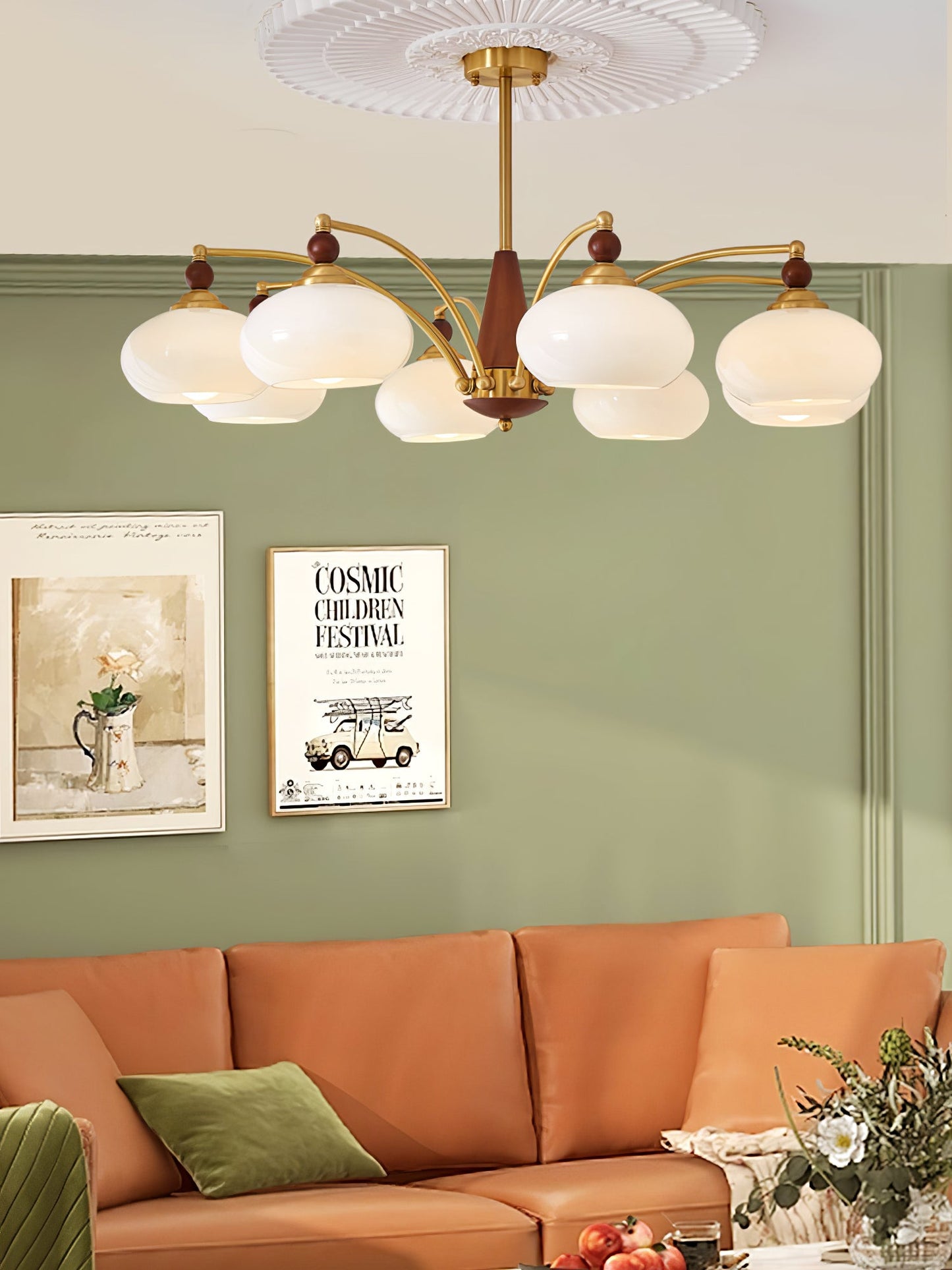 Retro Calliope Elegant Chandelier