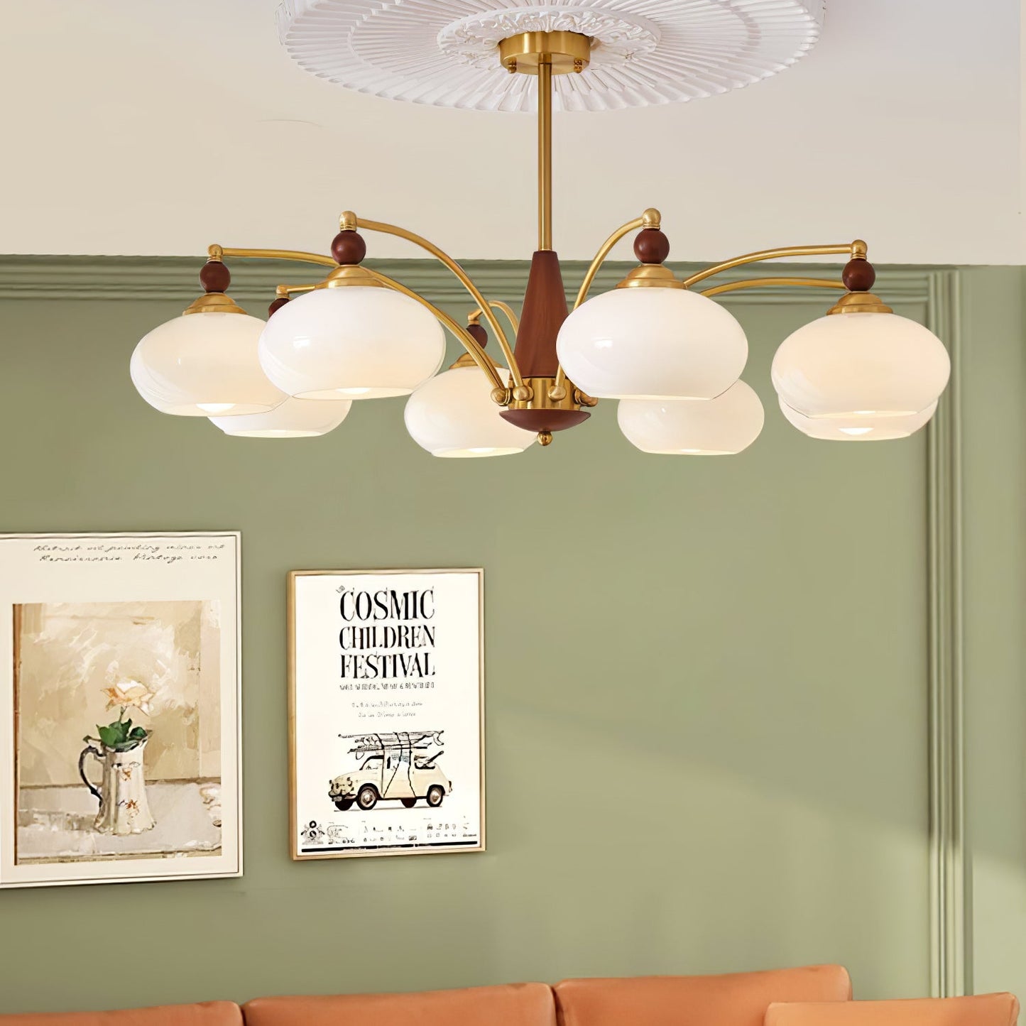 Retro Calliope Elegant Chandelier