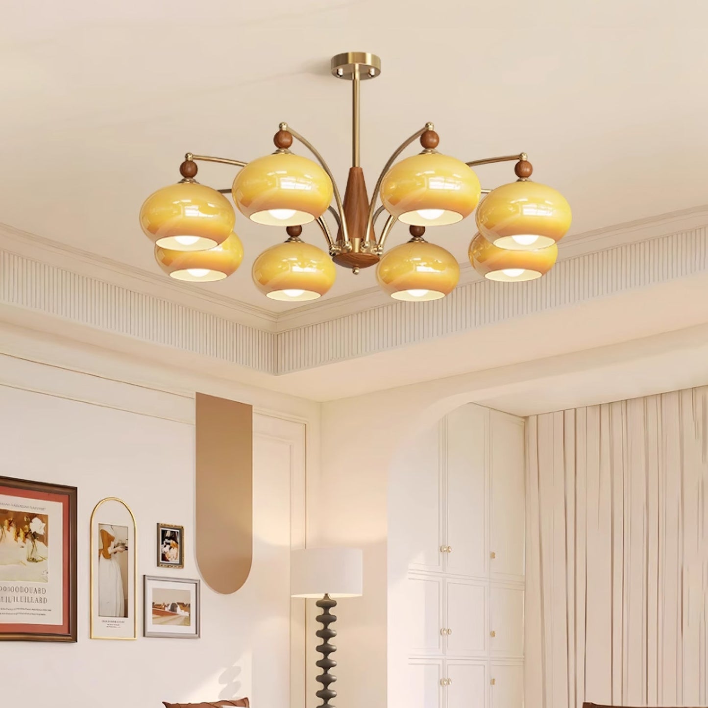 Retro Calliope Elegant Chandelier