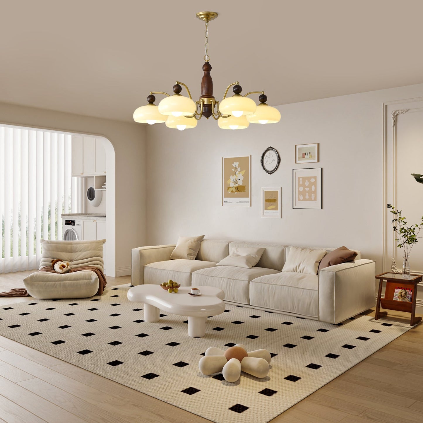 Revival Crown Crystal Chandelier