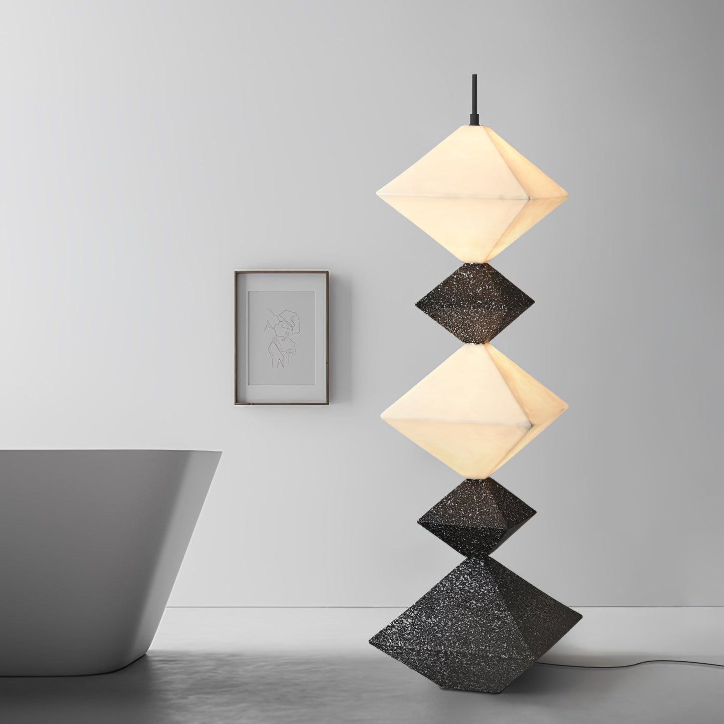 Rhombus Cube Ambient Floor Lamp