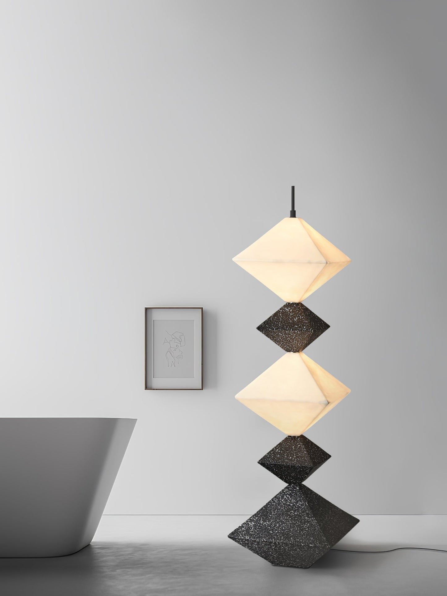 Rhombus Cube Ambient Floor Lamp