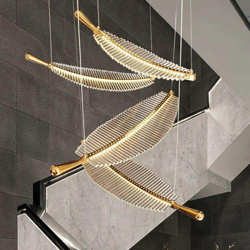 Riccardo Modern Leaf Chandelier
