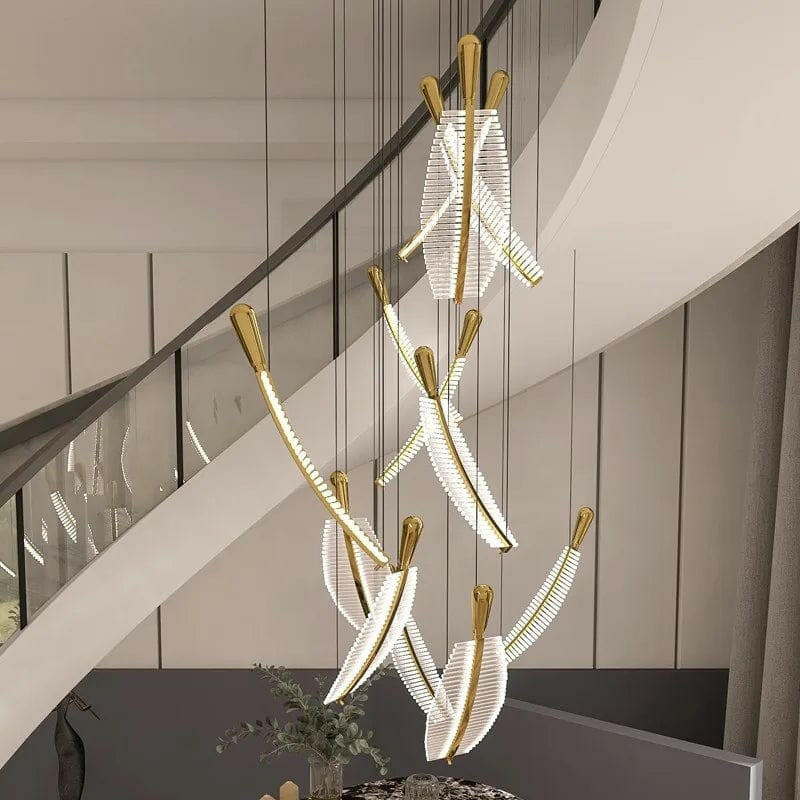 Riccardo Modern Leaf Chandelier