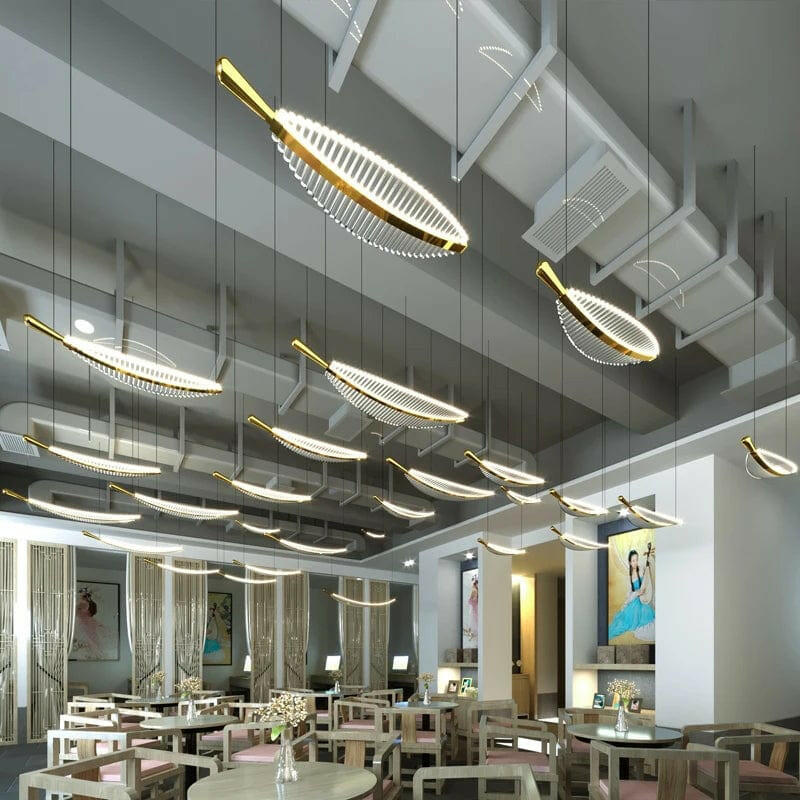 Riccardo Modern Leaf Chandelier