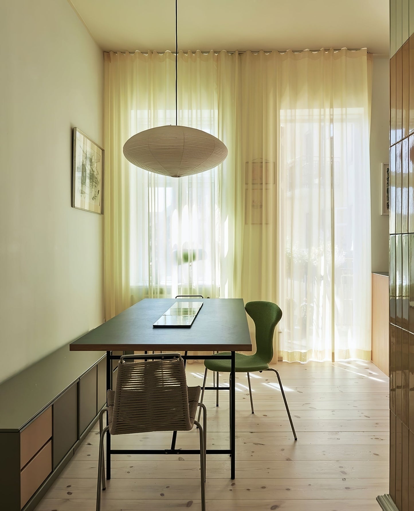 Rice Paper 15A Swag Lights