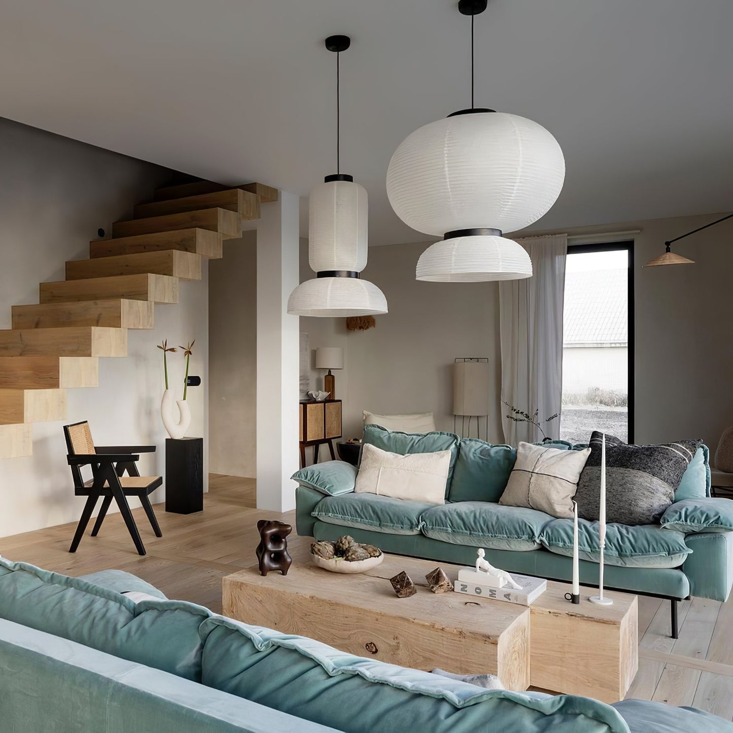 Rice Paper Lantern Pendant Light