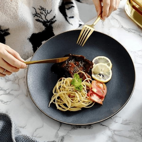 Rigorous Black Dining Set