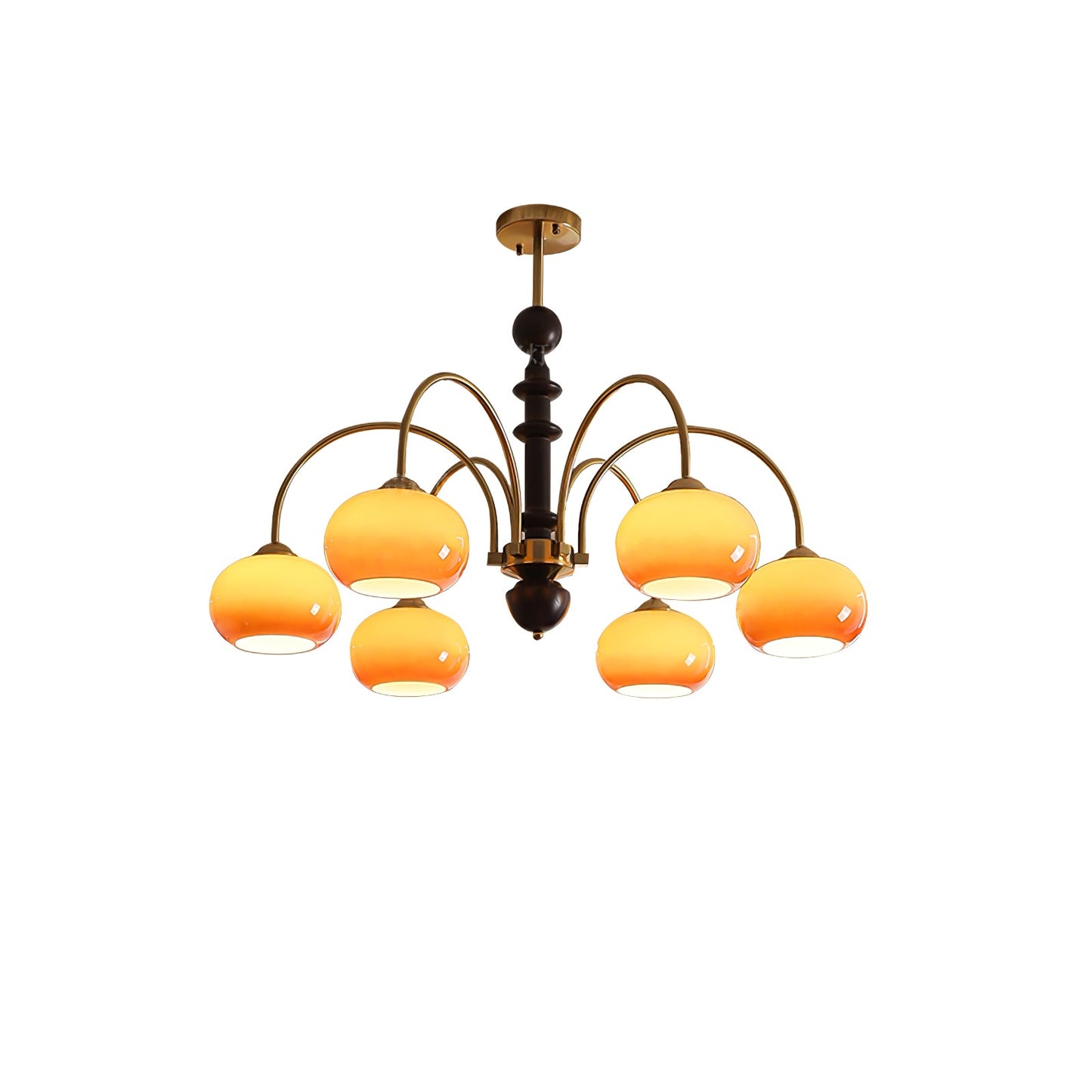 Ripe Persimmon Elegant Chandelier
