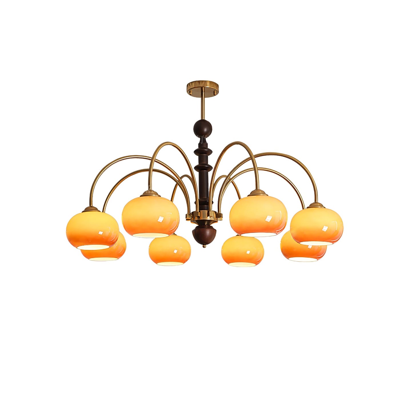 Ripe Persimmon Elegant Chandelier