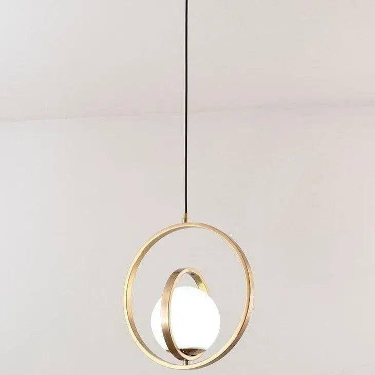 Rota Rotating Gold Pendant Light