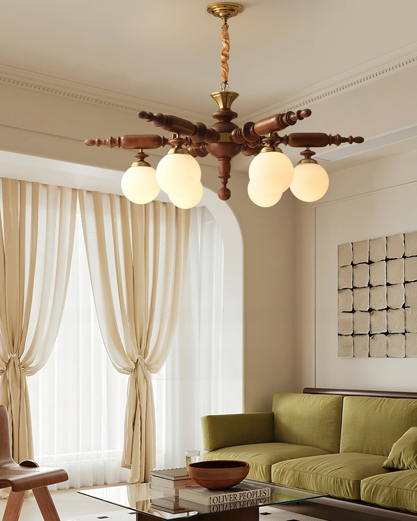 Rotating Stick Elegant Chandelier