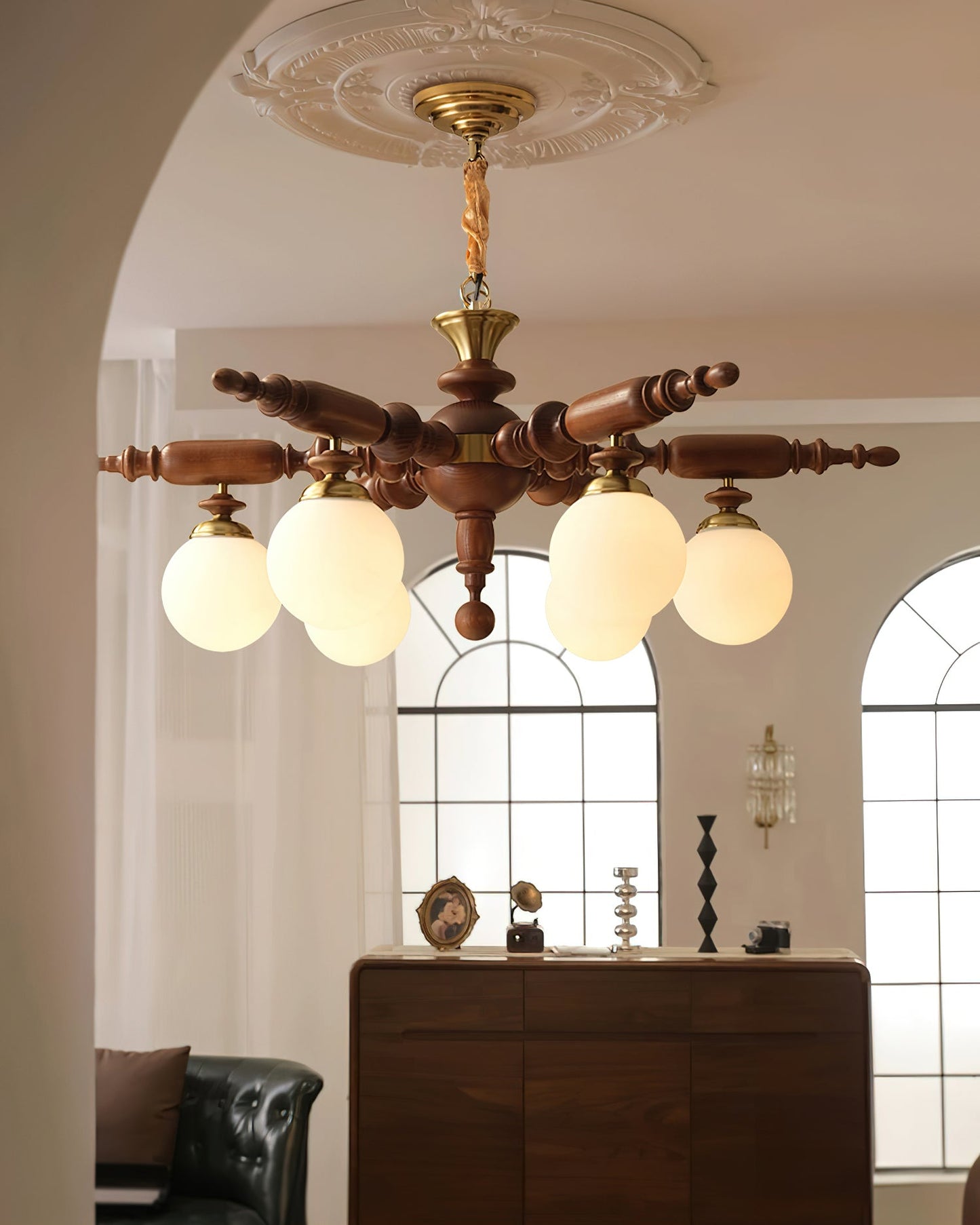 Rotating Stick Elegant Chandelier