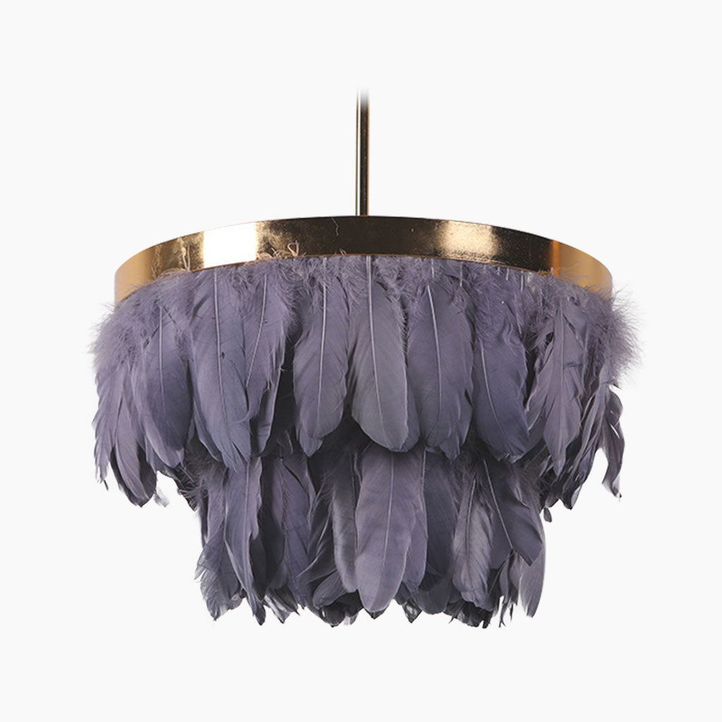 Pendant Ceiling Light Goose Feather