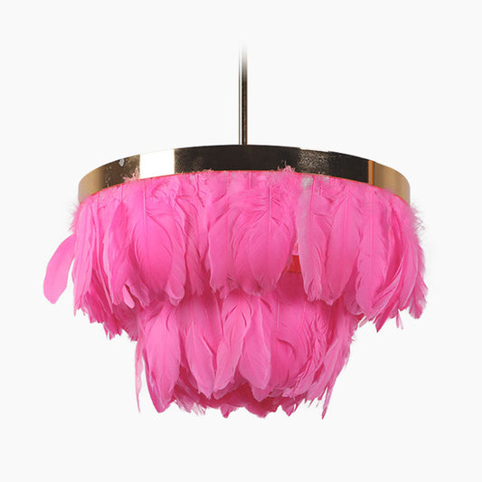 Pendant Ceiling Light Goose Feather
