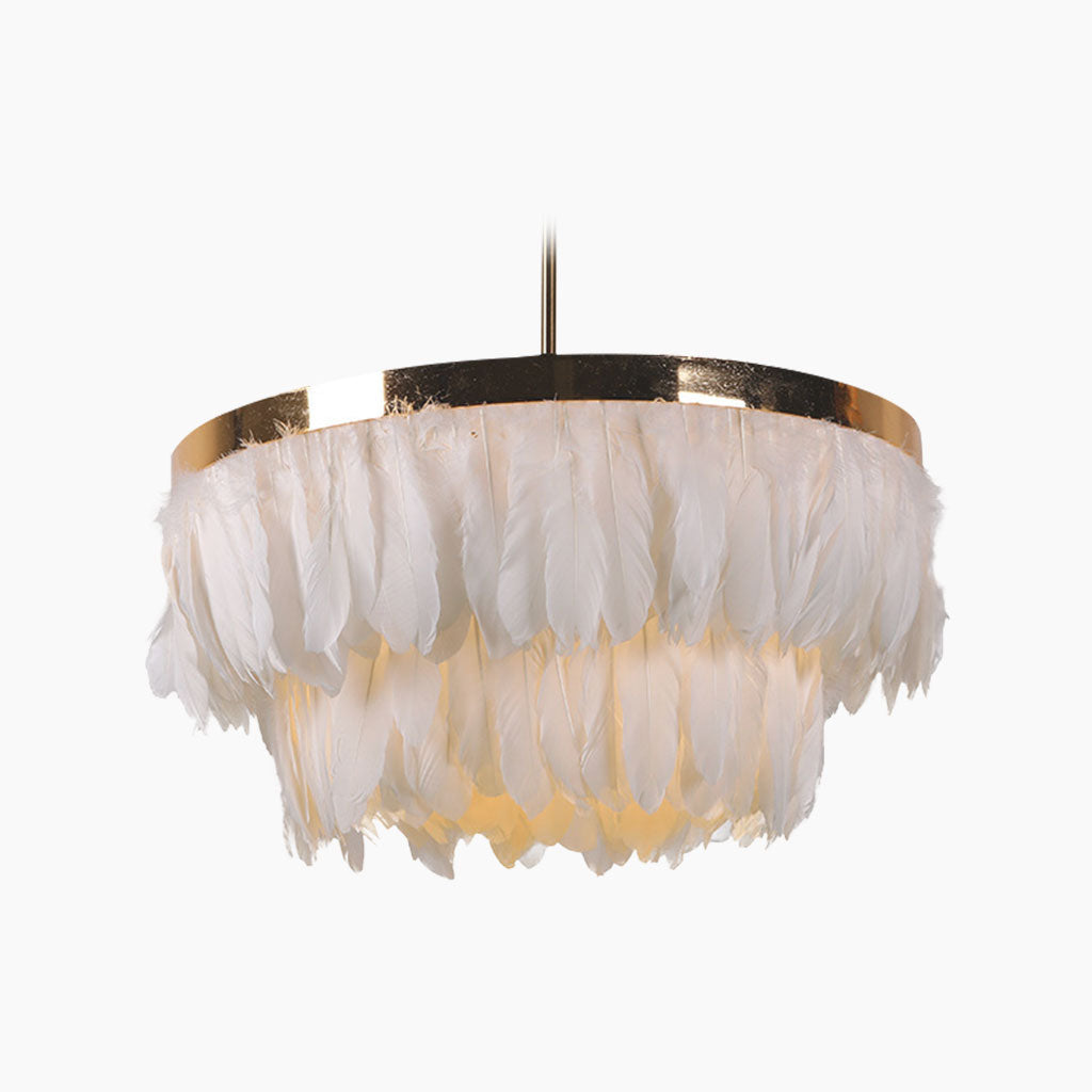 Pendant Ceiling Light Goose Feather