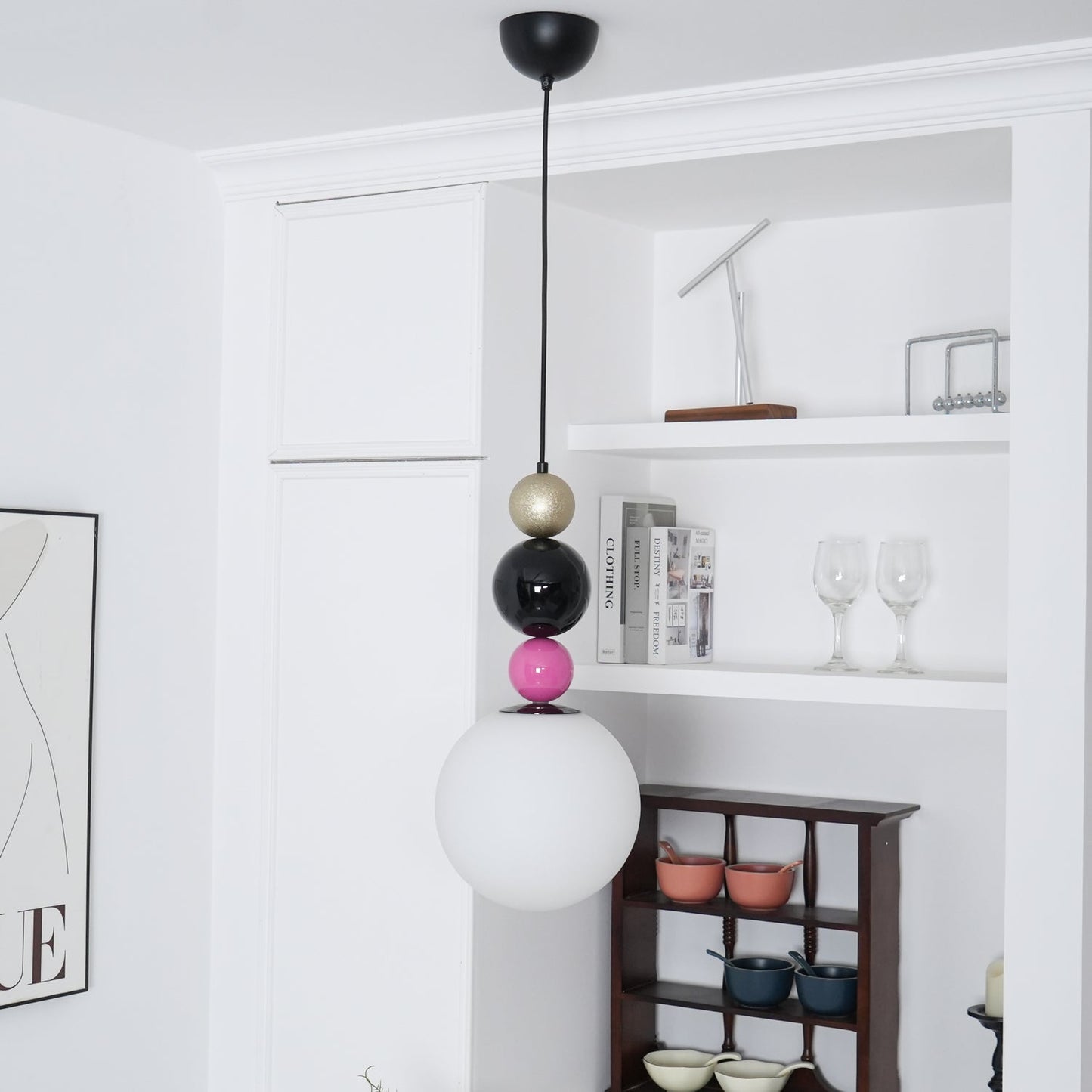 Round Balls Stacking Pendant Light