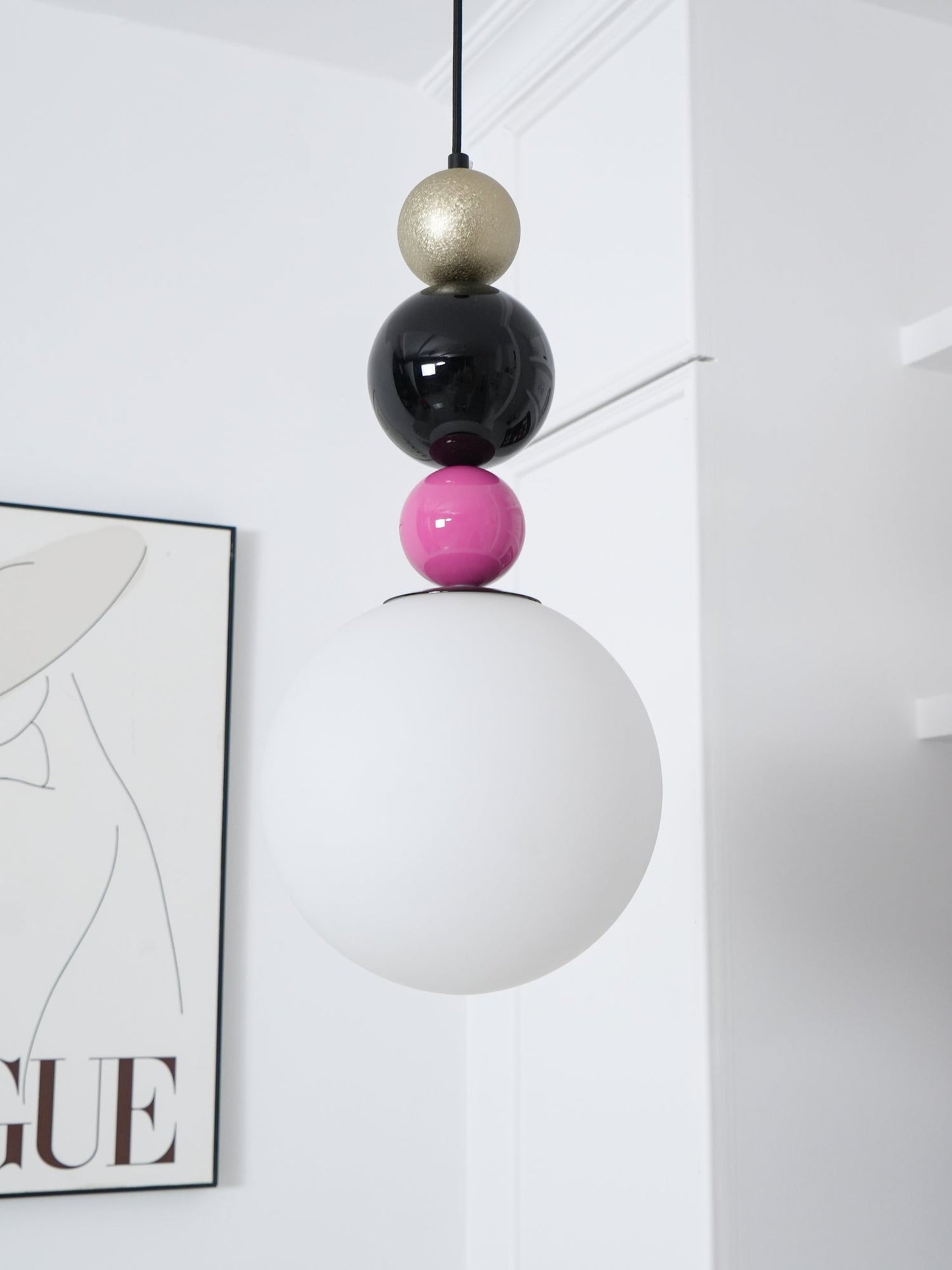 Round Balls Stacking Pendant Light