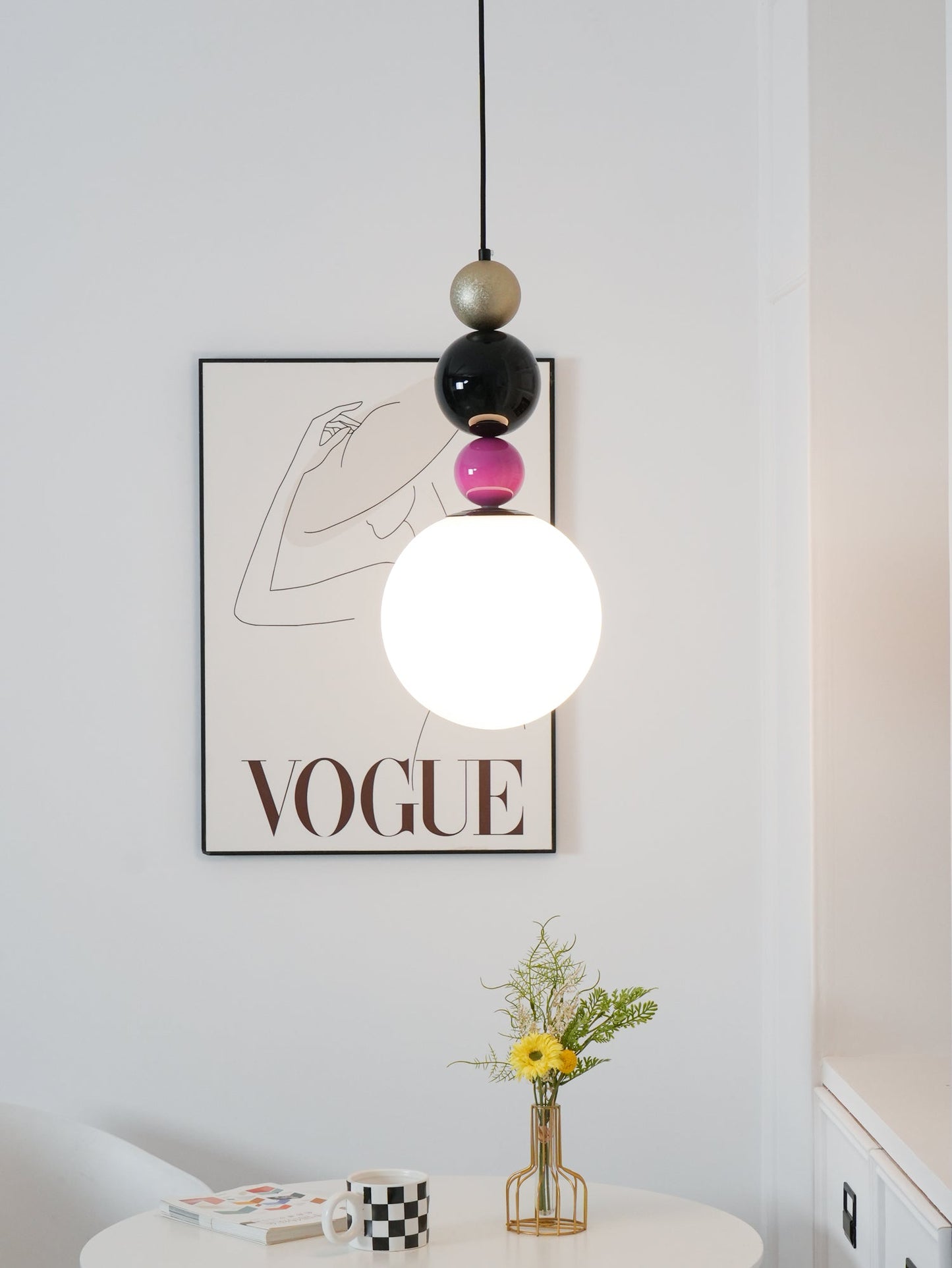 Round Balls Stacking Pendant Light