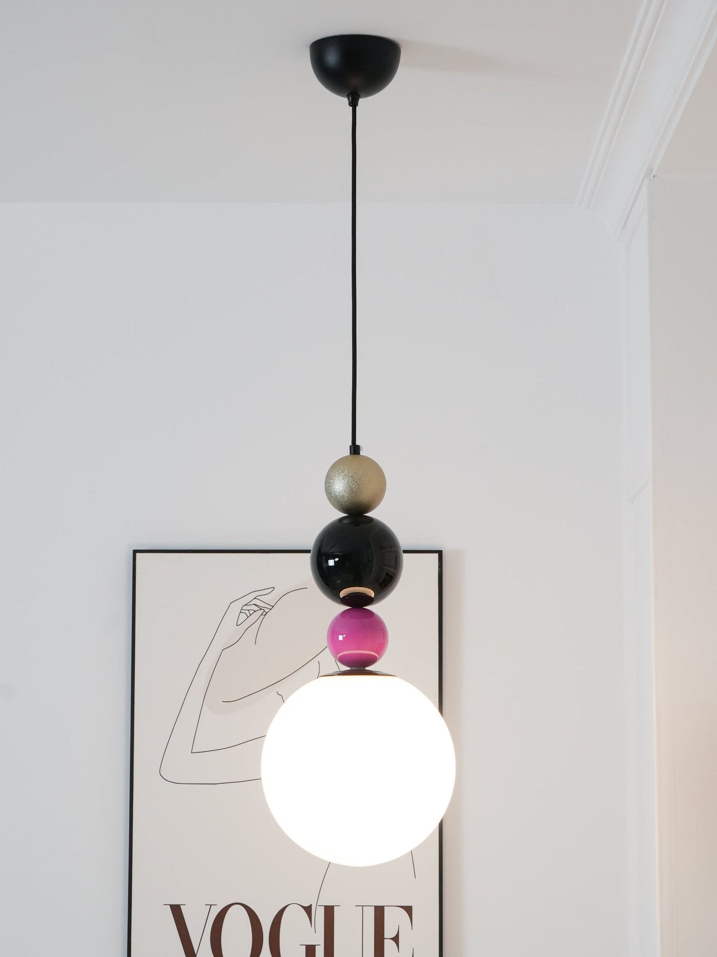 Round Balls Stacking Pendant Light