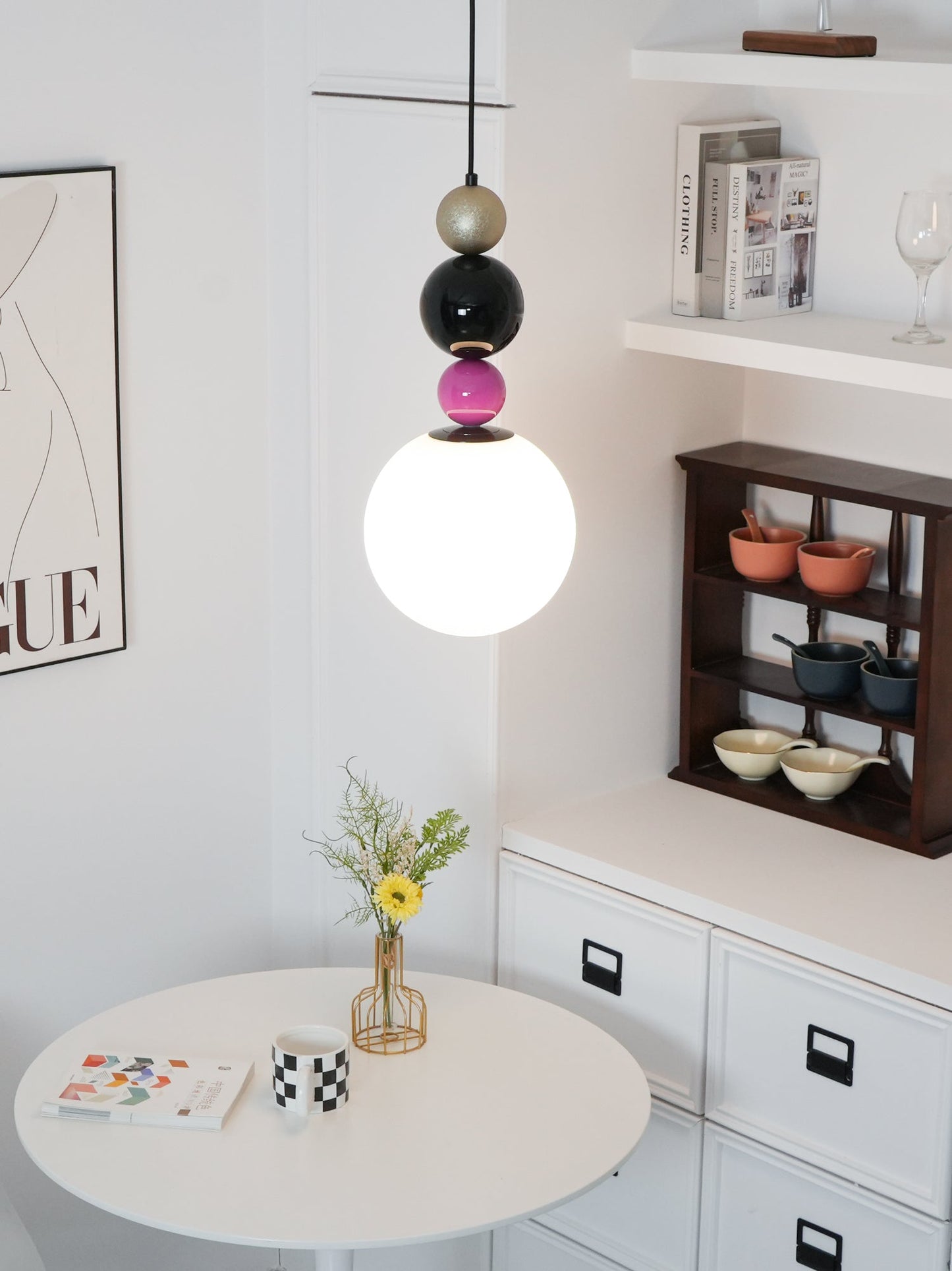 Round Balls Stacking Pendant Light