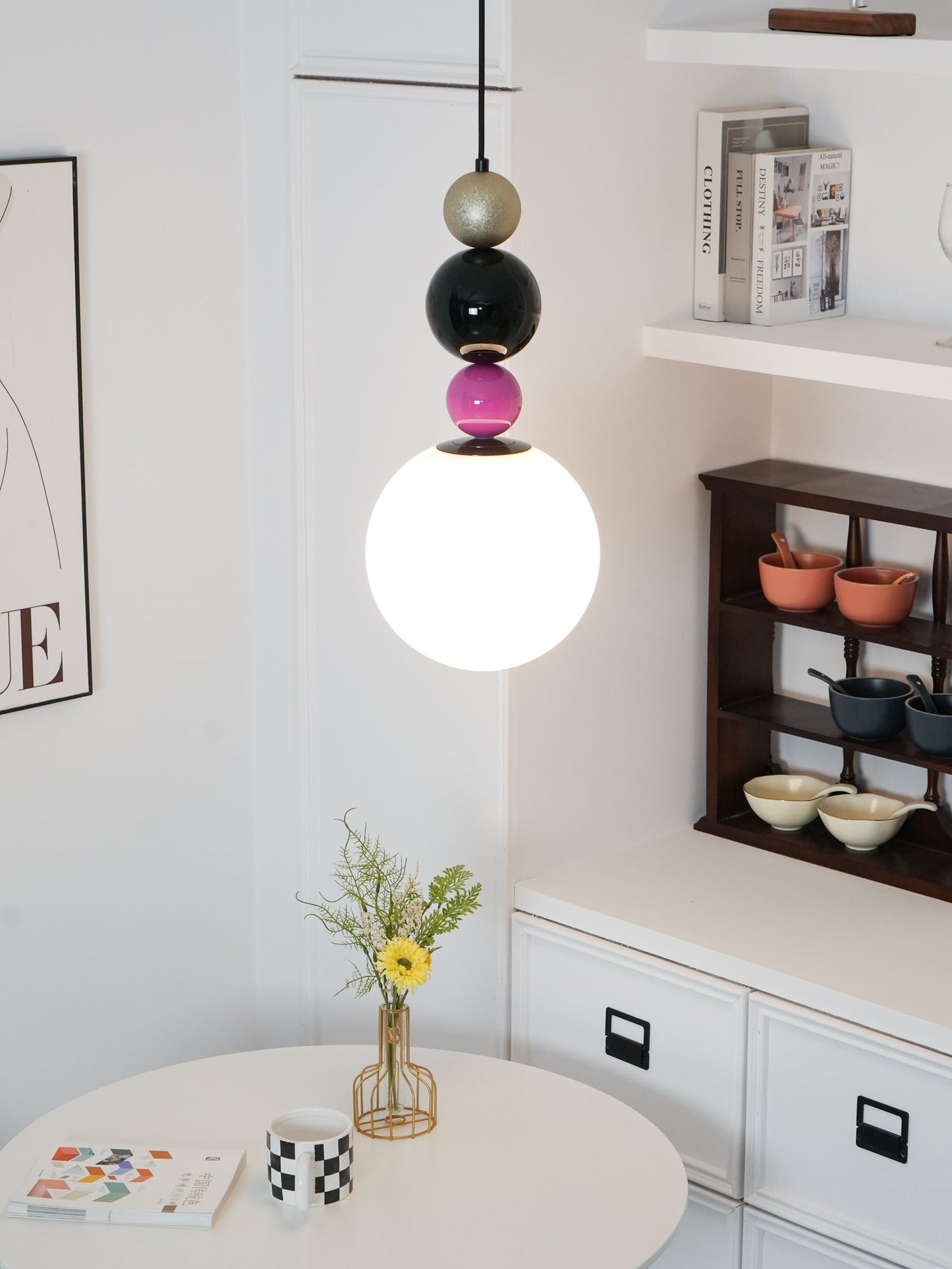Round Balls Stacking Pendant Light