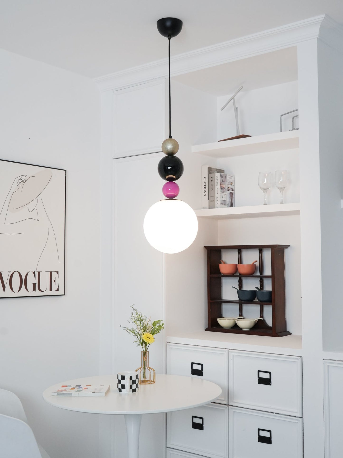 Round Balls Stacking Pendant Light