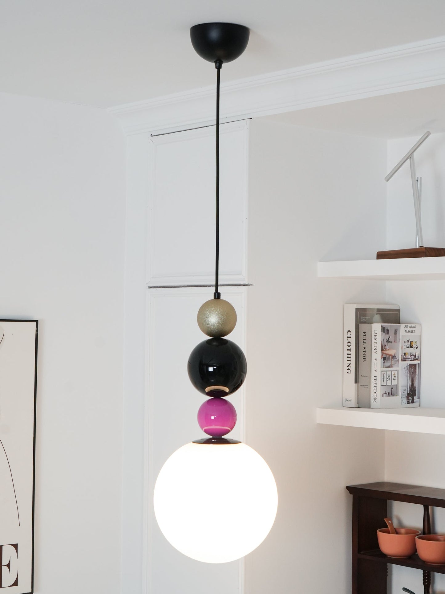 Round Balls Stacking Pendant Light