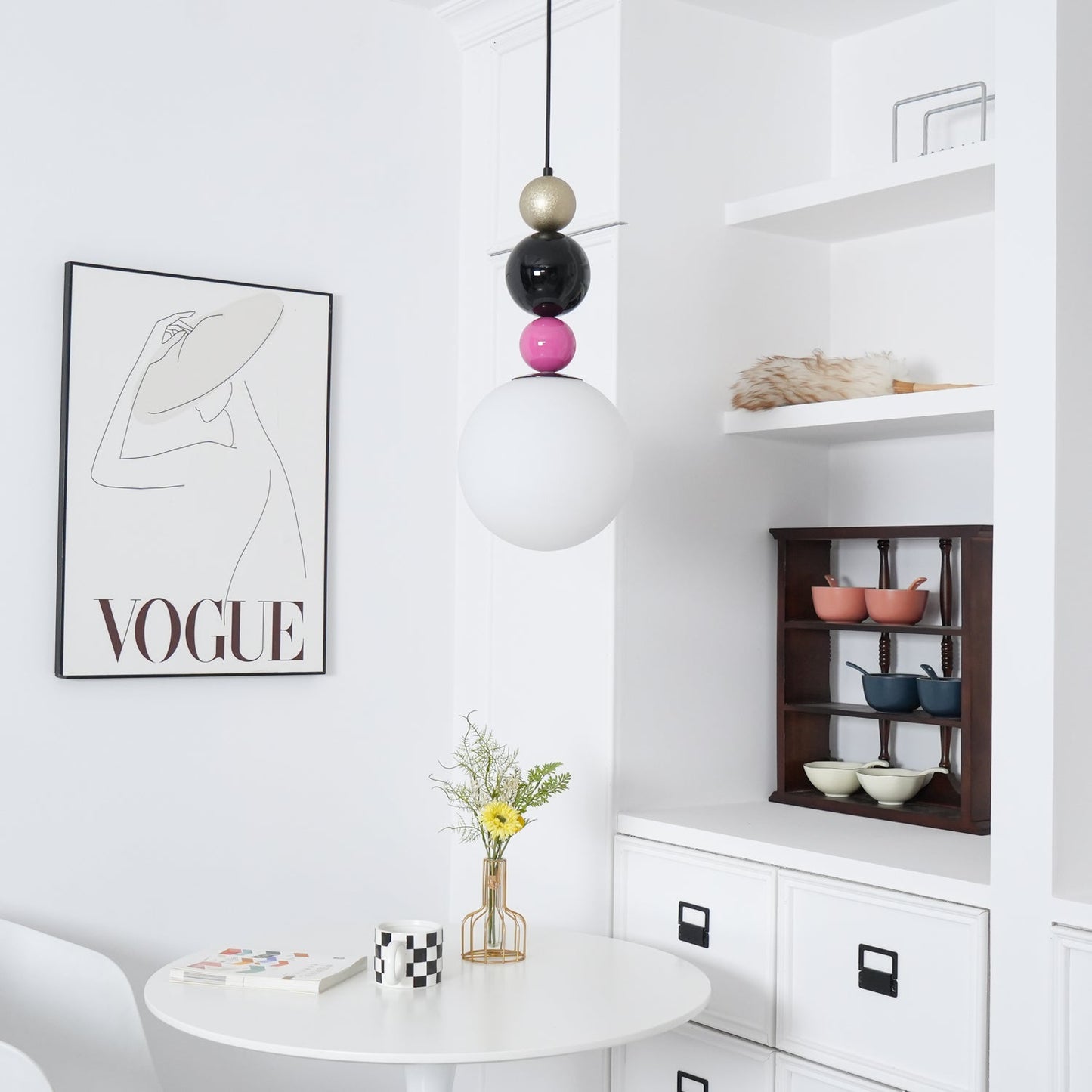 Round Balls Stacking Pendant Light