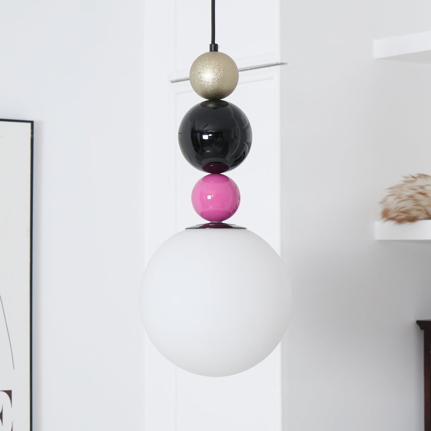 Round Balls Stacking Pendant Light