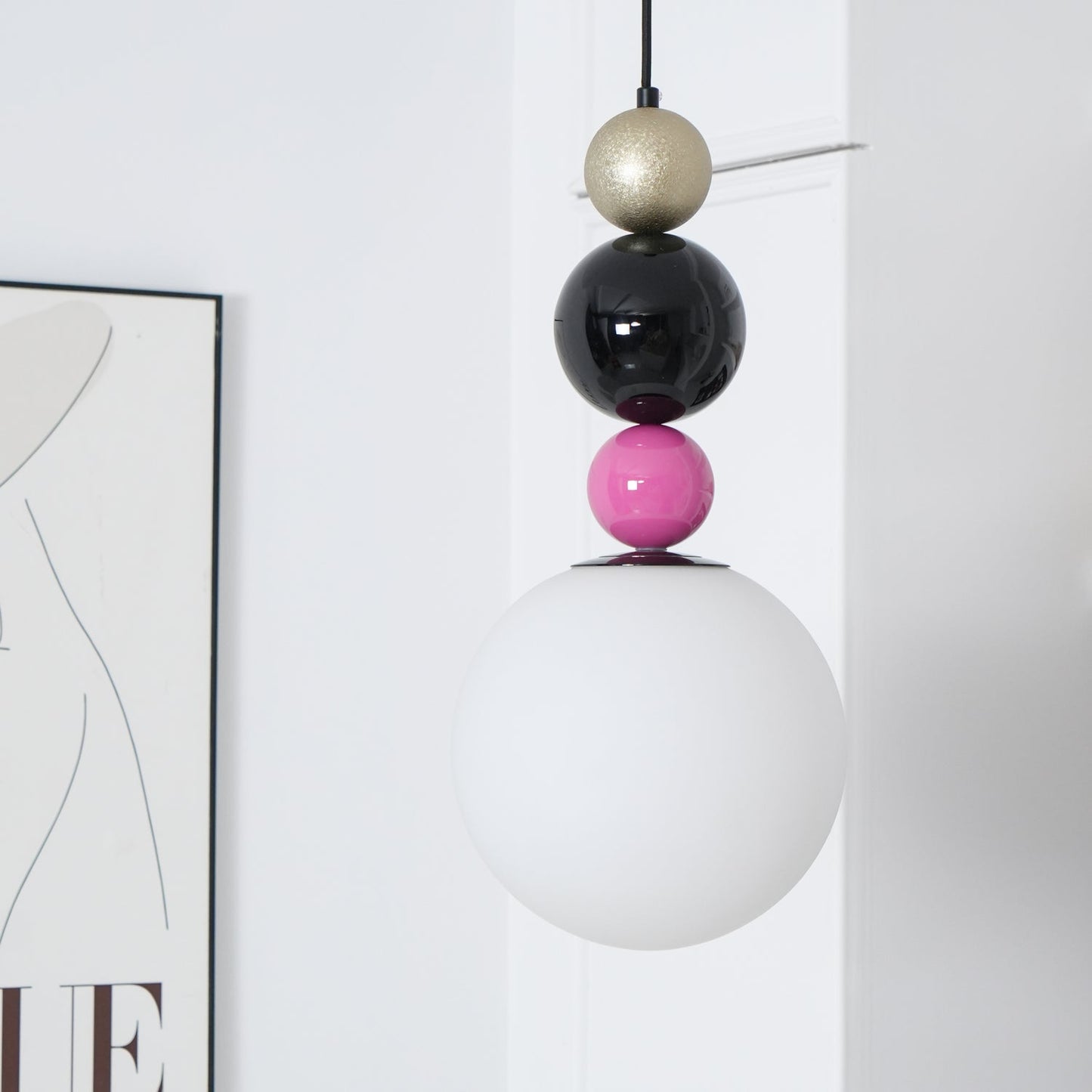 Round Balls Stacking Pendant Light