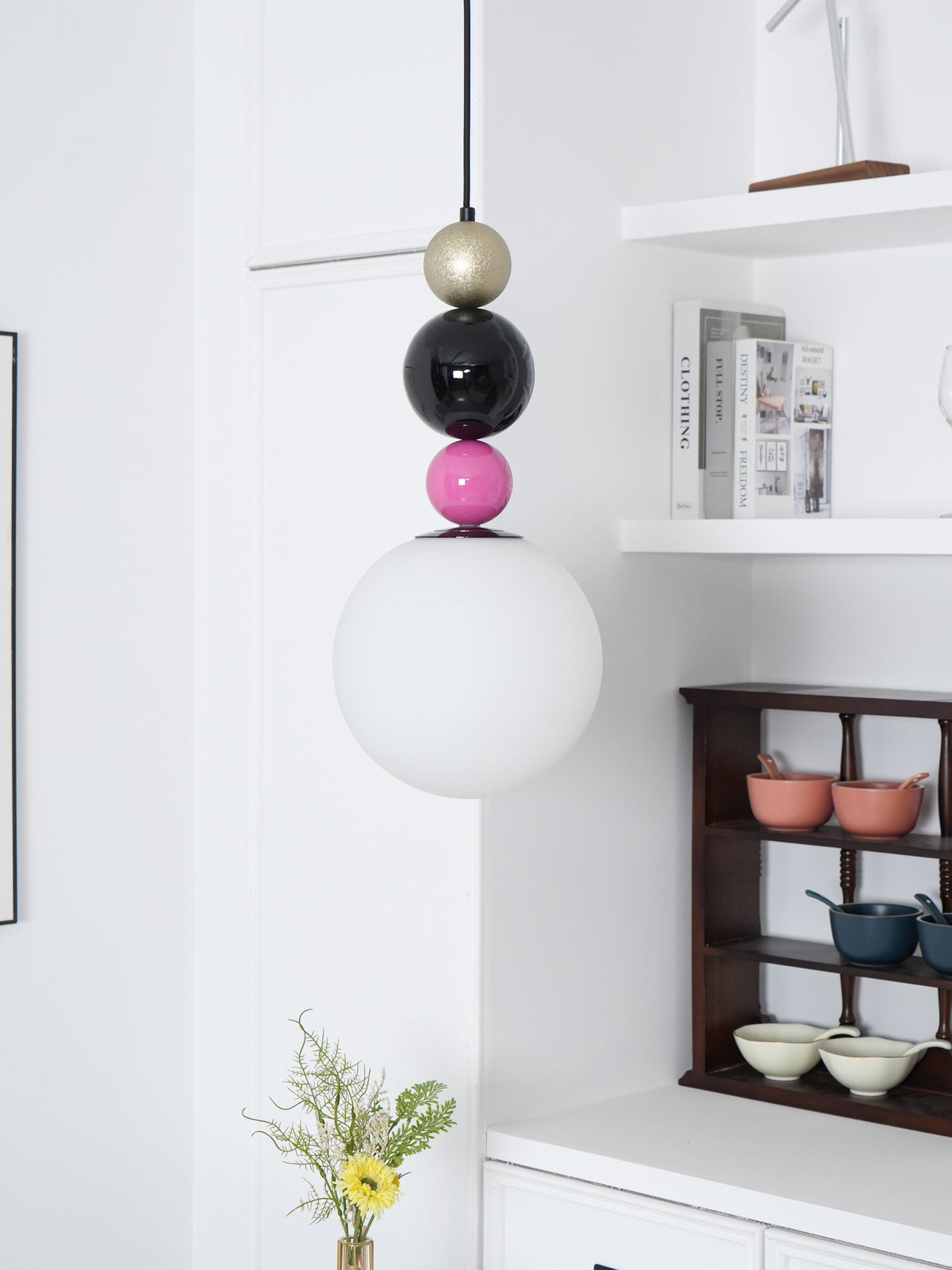 Round Balls Stacking Pendant Light