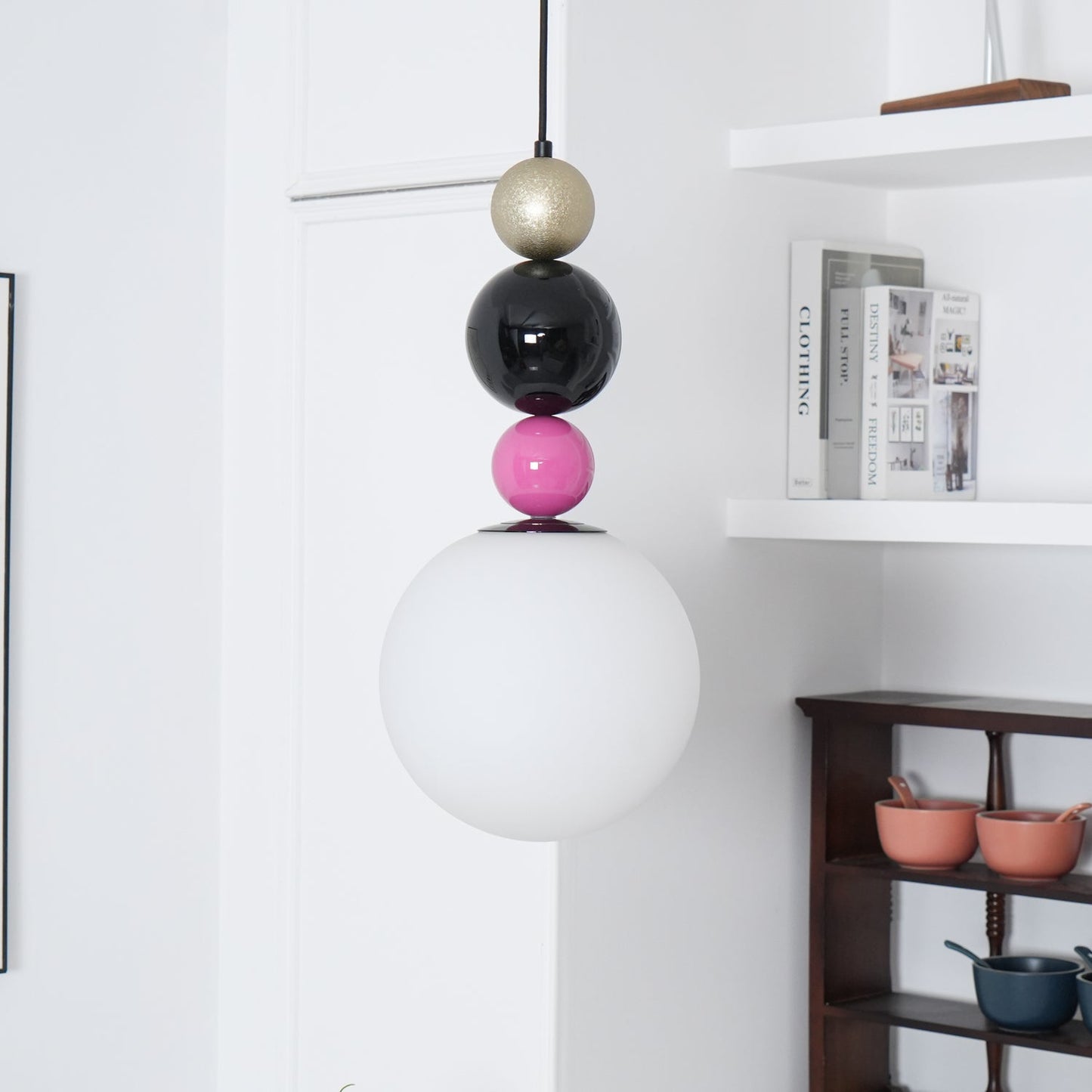 Round Balls Stacking Pendant Light