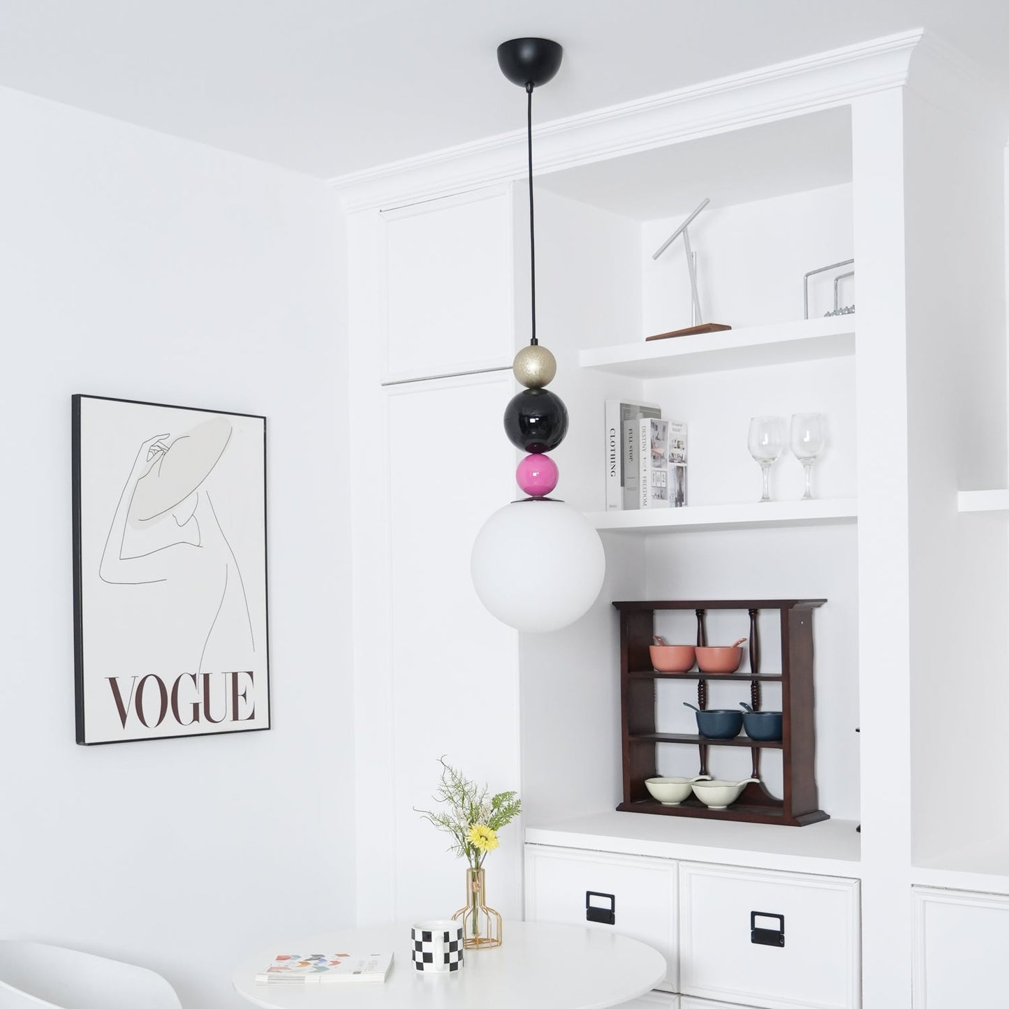 Round Balls Stacking Pendant Light