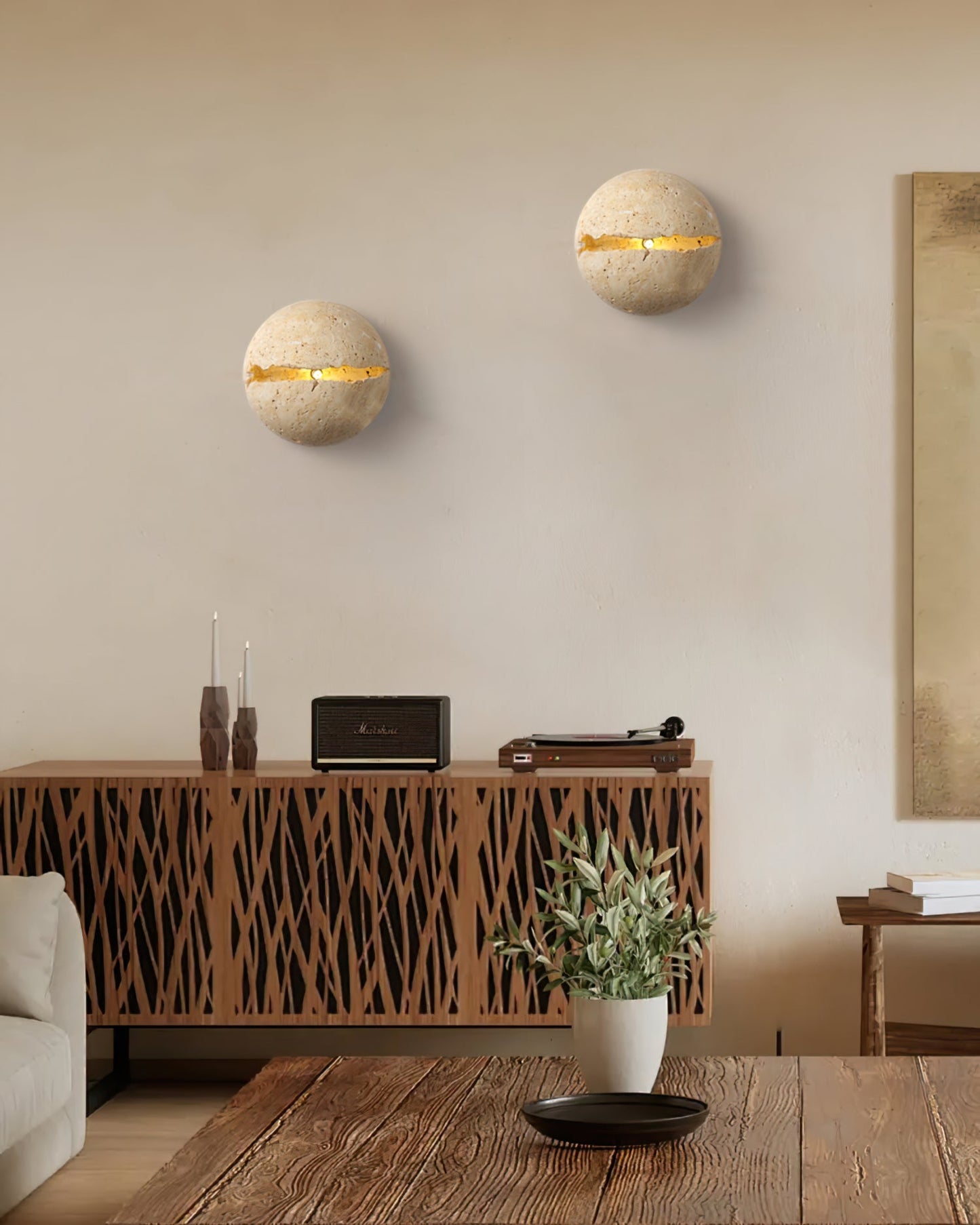 Round Crack Wall Lamp