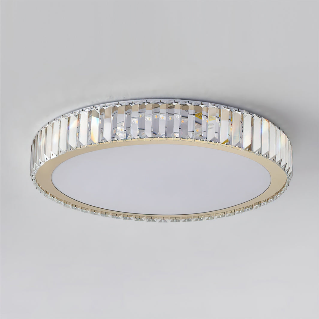 Round Crystal Ceiling Lamp